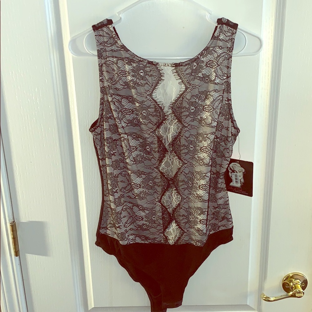 Marilyn Monroe Lace/Cotton Bodysuit Size M